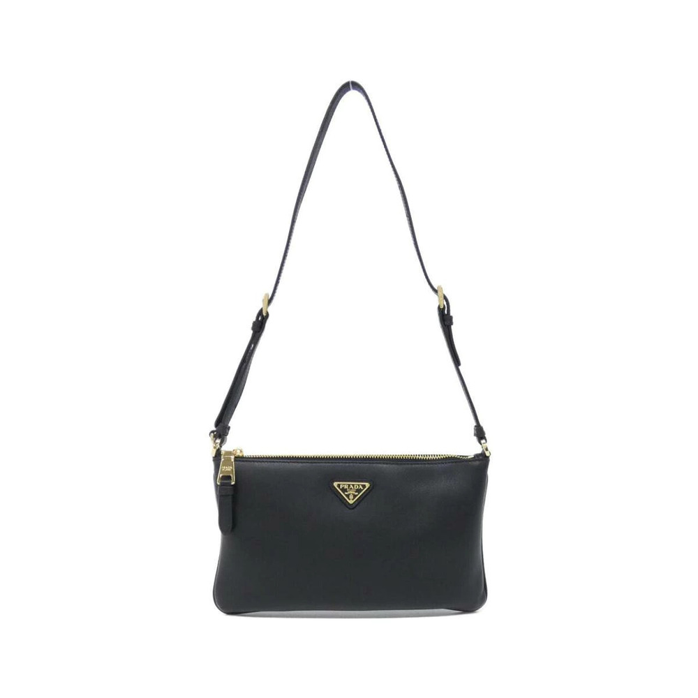 Prada Crossbody Leather Bag Black